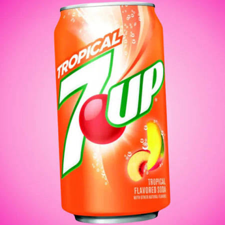 7UP TROPICAL FLAVORED