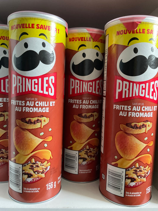 PRINGLES FRITES AU CHILI ET AU FROMAGE 156G