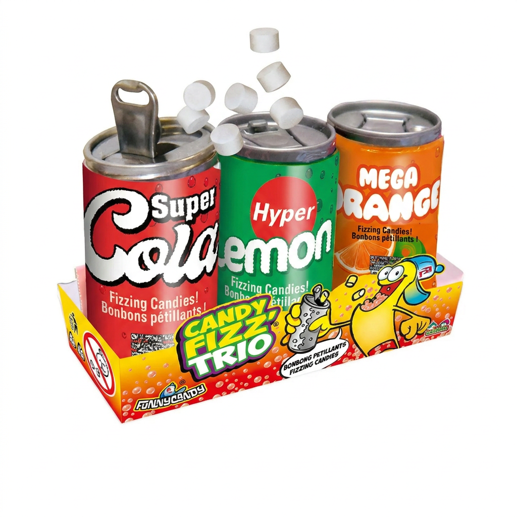 Canettes Candy Fizz Trio - Lot de 3